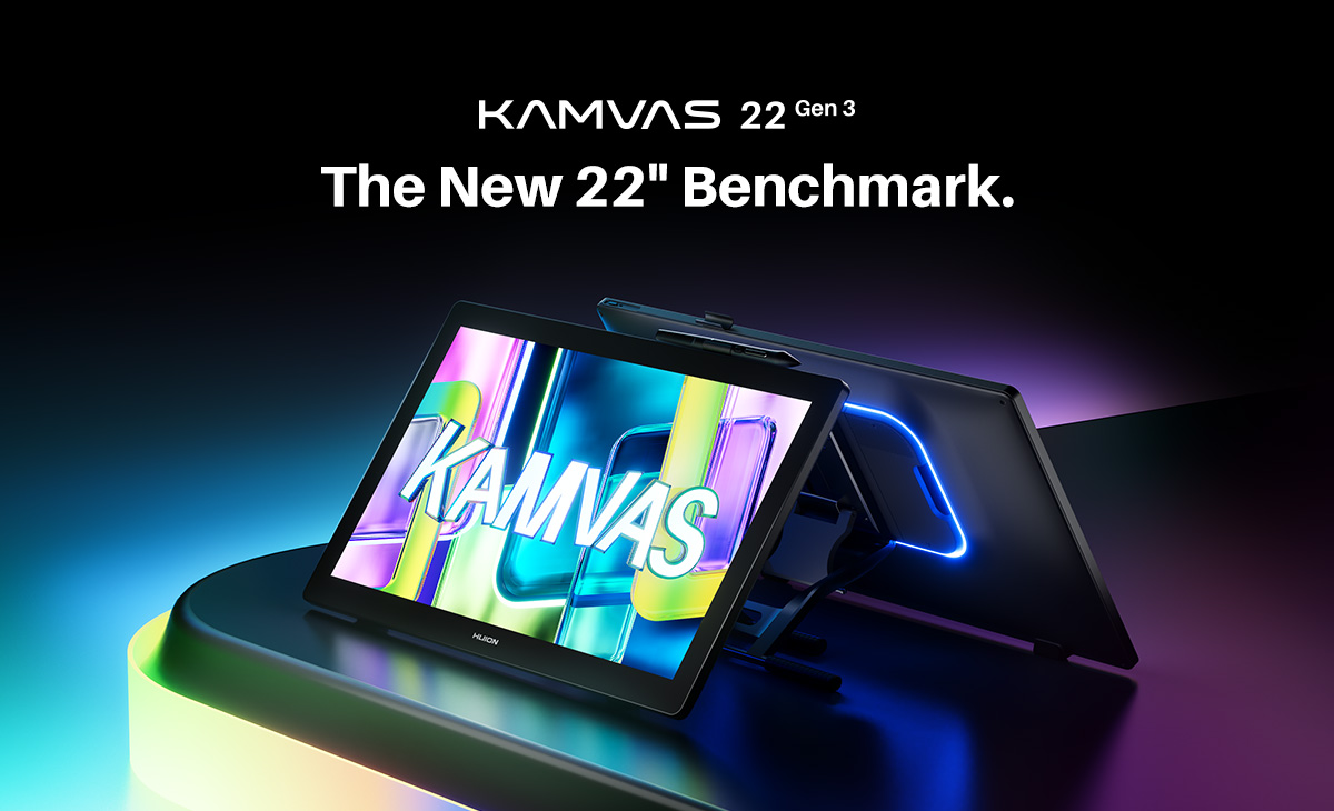 HUION KAMVAS 22 Gen 3 本体 Introducing Huion Kamvas 22 (Gen 3) Drawing Display